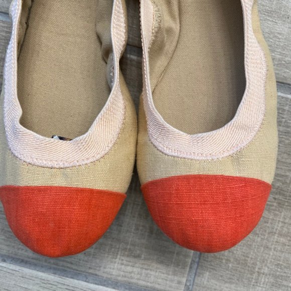 Ann Taylor LOFT Color Block Ballet Flats - Picture 3 of 10